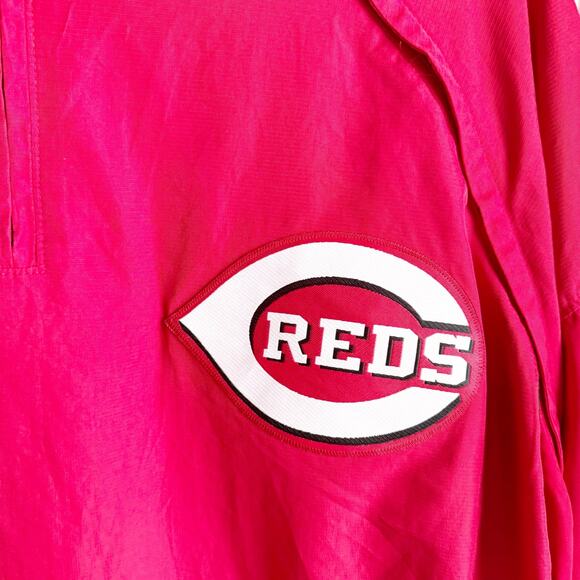 Cincinnati Reds MLB Cool Base Spring ‘08 Jacket Windbreaker Funnel Neck 2XL - Picture 3 of 13